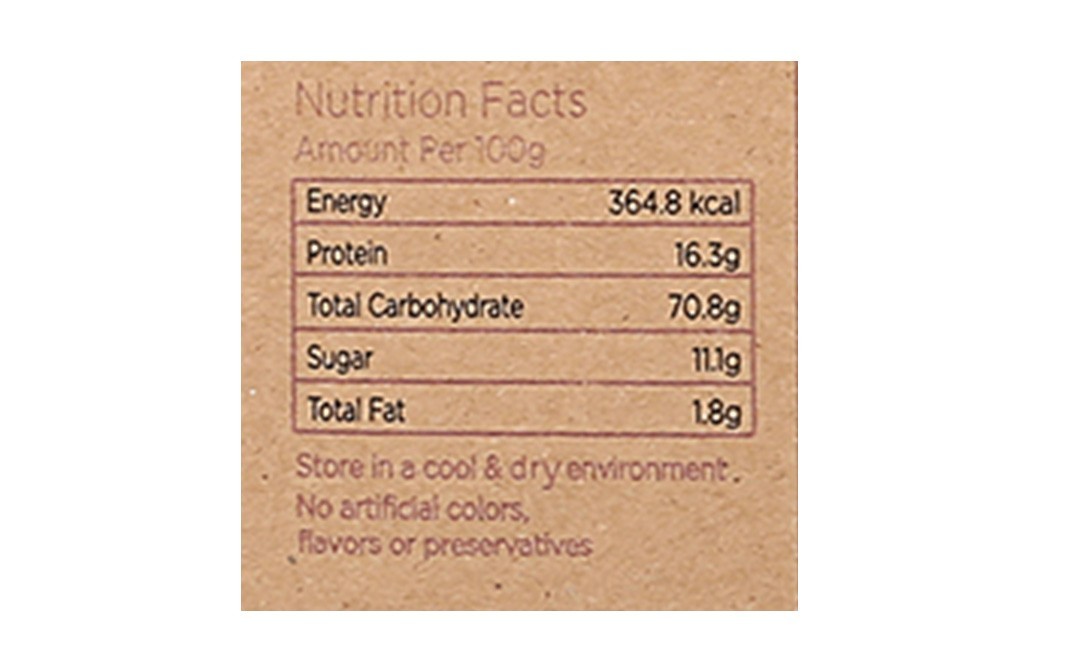 Organic Farmers Co. Quinoa + Lentil + Semolina Pasta   Box  500 grams